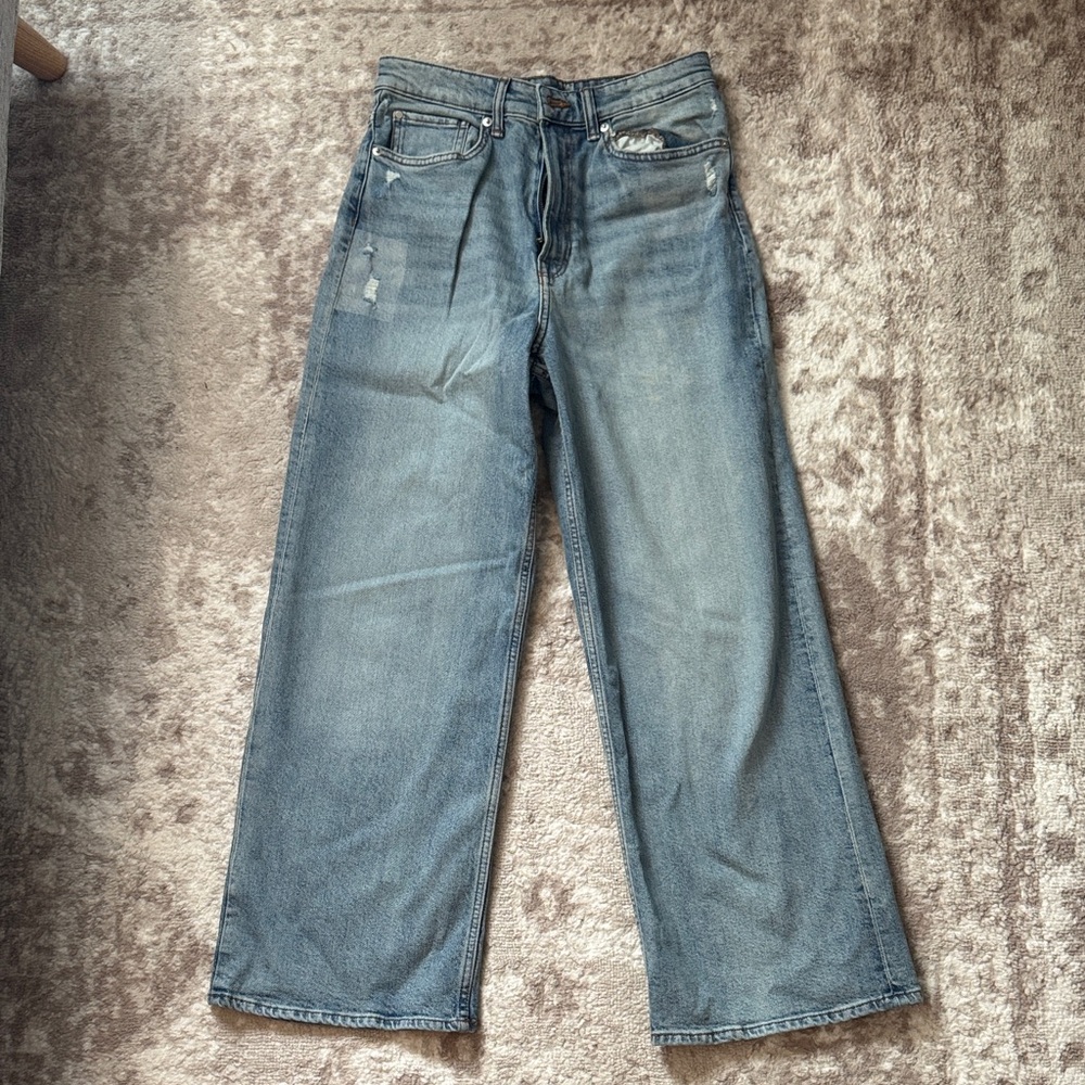 Wide Leg Blue Women Jeans